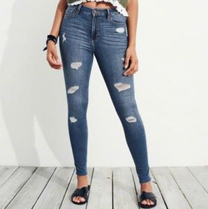 Hollister Jeans Size 0R High Rise Super Skinny NWT
